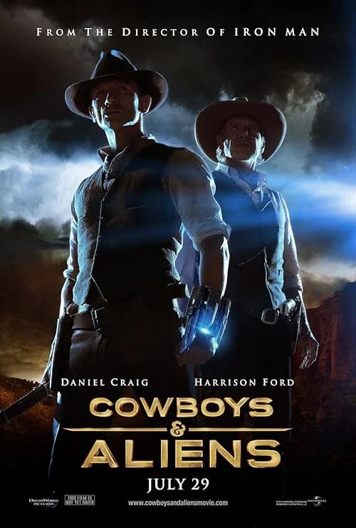 Cowboys & Aliens film posteri